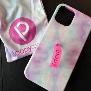 Tie Dye Loopy Case- EUC for iPhone 12/12 Pro 6.1” screen